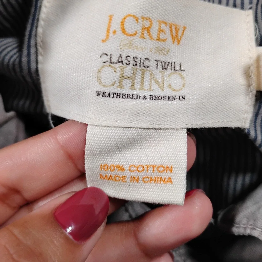 J.Crew Classic Twill Chino Utility Jacket Women's M Gray Weathered Field Coat